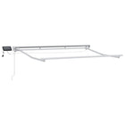 Manual Awning Holder With LEDs Aluminum 3 x 2.5 m