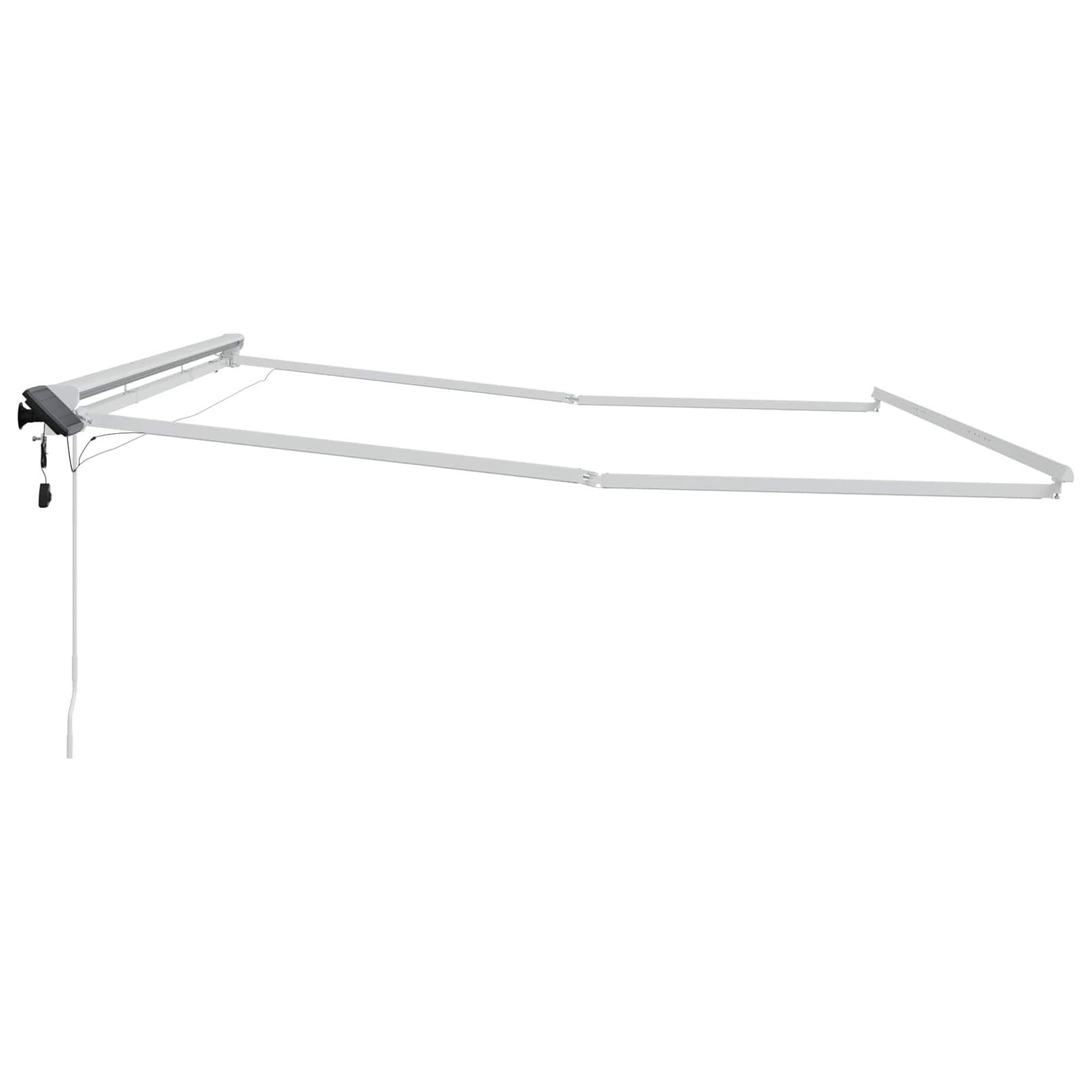 Handmatige Luifelhouder Met Led's Aluminium 4 × 3 m