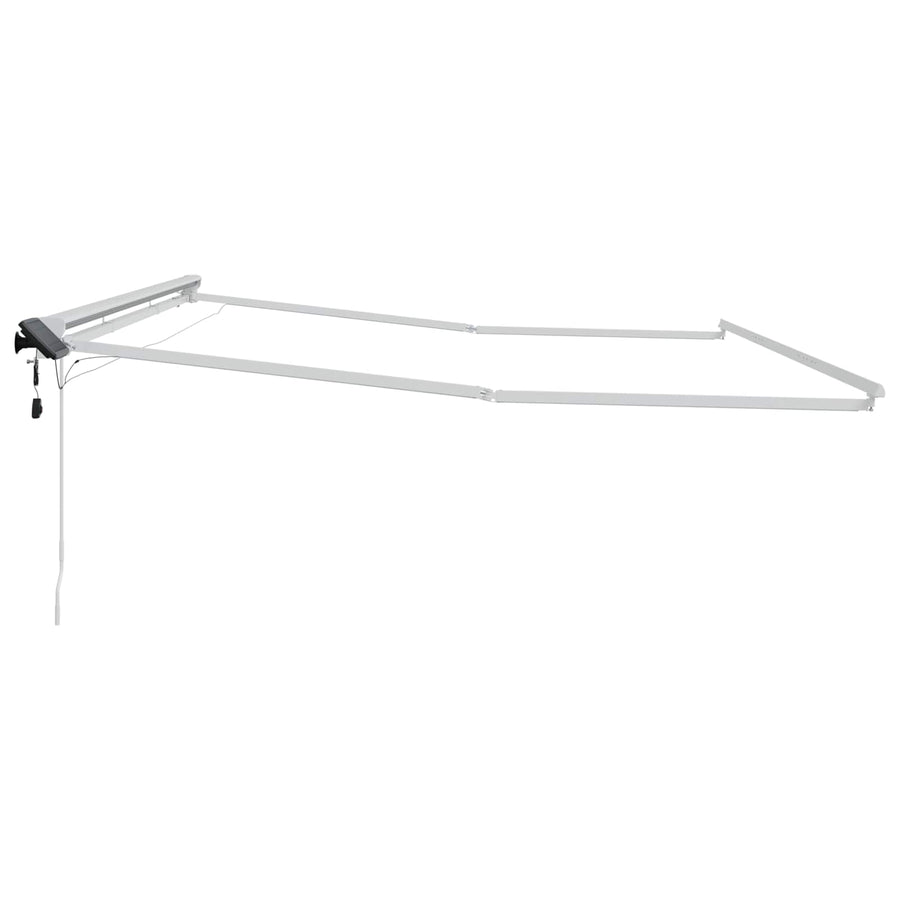 Handmatige Luifelhouder Met Led's Aluminium 4 × 3 m