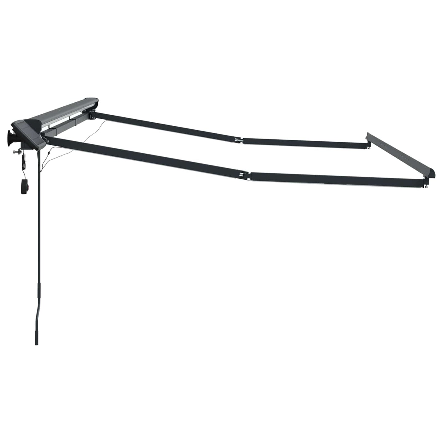 Handmatige Luifelhouder Met Led's Aluminium 2,5 x 2 m