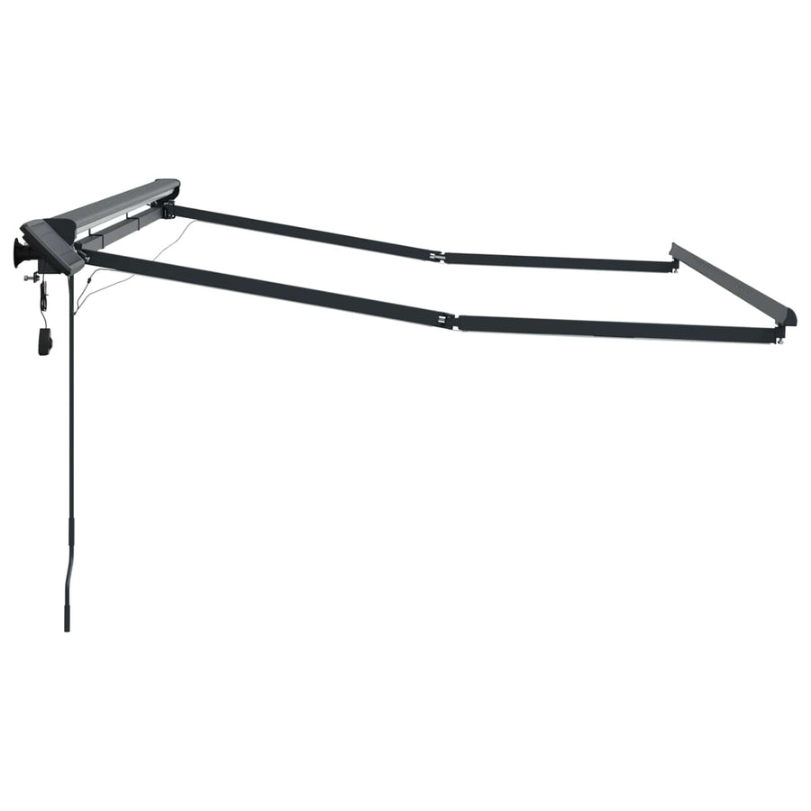 Handmatige Luifelhouder Met Led's Aluminium 3 x 2 m