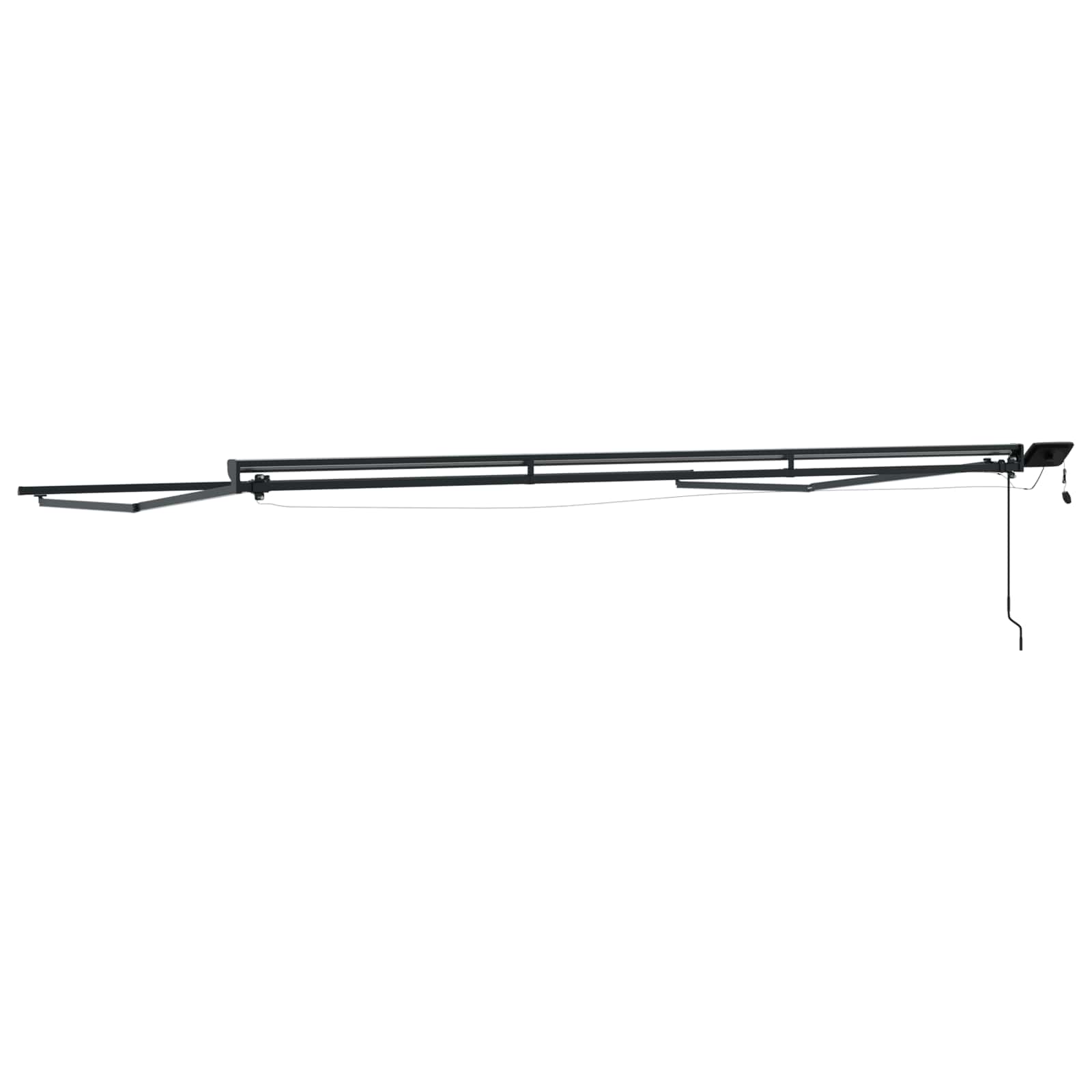 Handmatige Luifelhouder Met Led's Aluminium 4 x 2 m