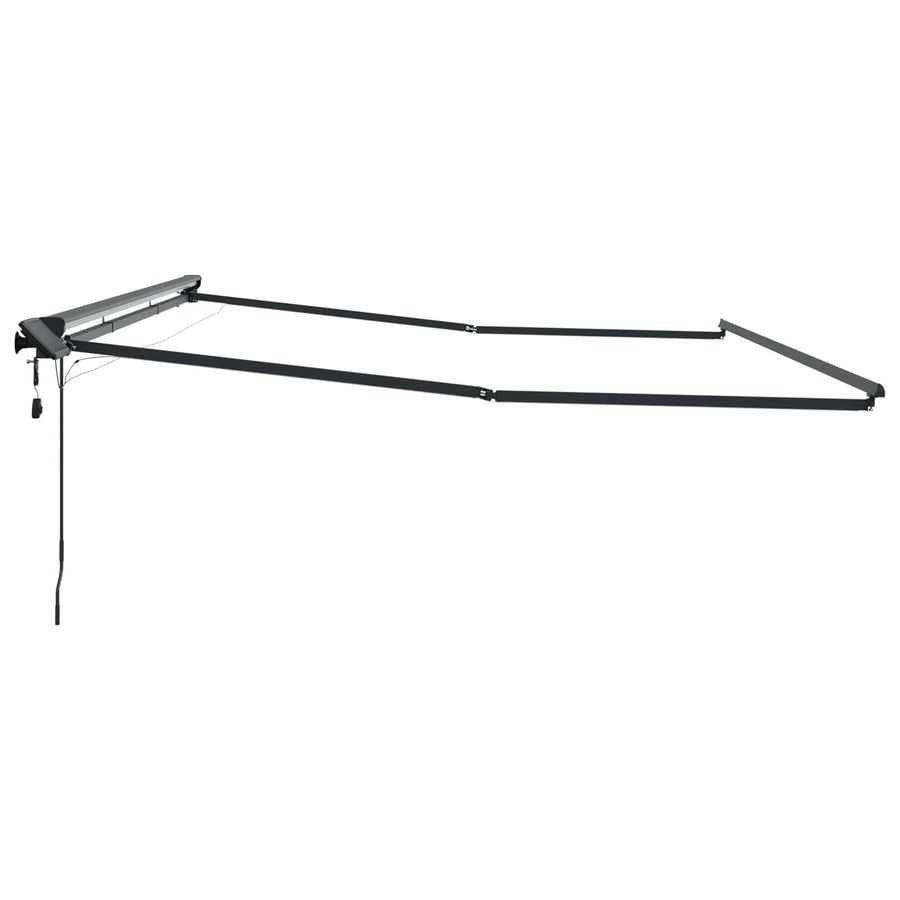 Handmatige Luifelhouder Met Led's Aluminium 4 x 2 m