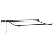 Luifel frame 3 x 2,5 m antraciet met LED's