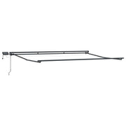 Luifelhouder 4,5x3,5 m antraciet met LED