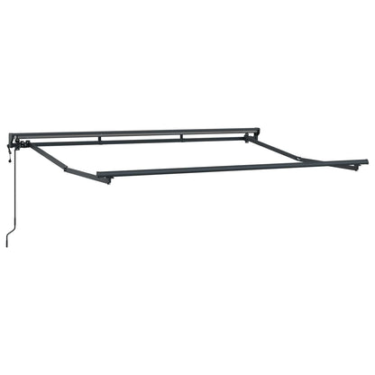 Elektrisch uitschuifbaar zonnescherm frame Antraciet 2,5 x 2 m