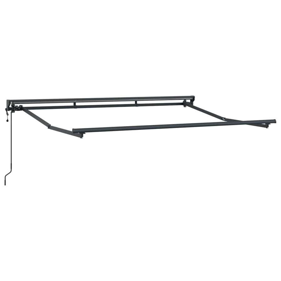 Elektrisch uitschuifbaar zonnescherm frame Antraciet 3,5 x 2 m