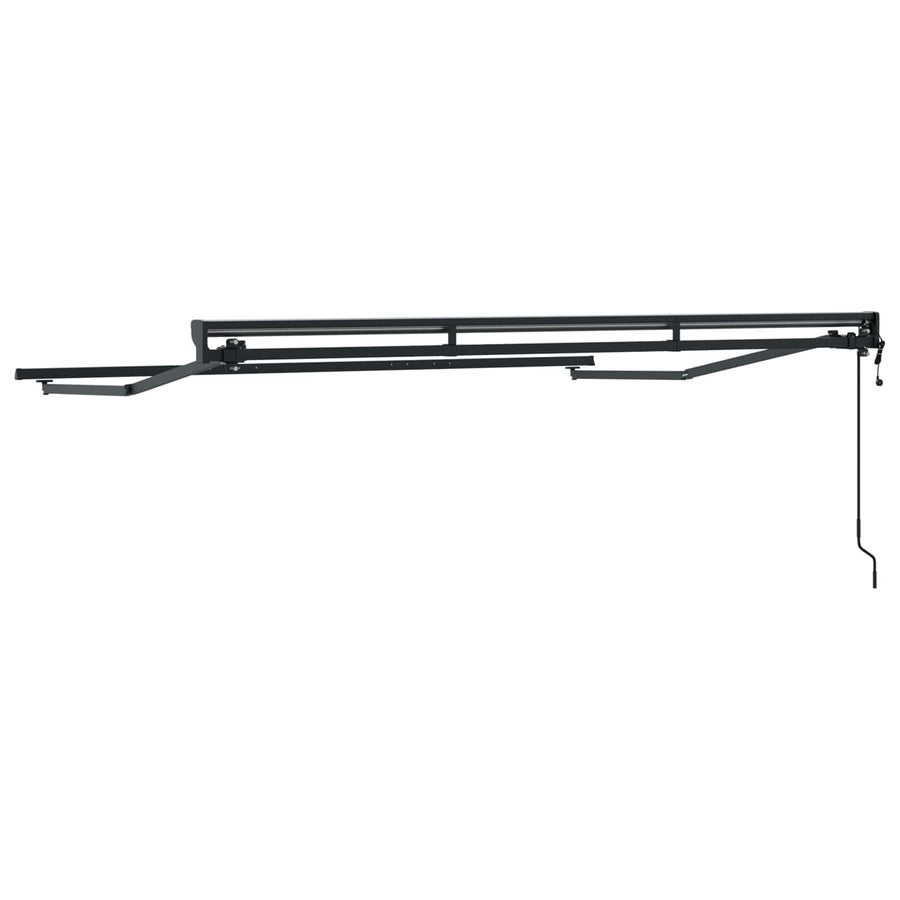 Elektrisch uitschuifbaar zonnescherm frame Antraciet 3,5 x 2 m