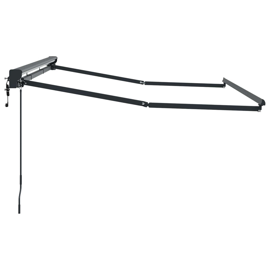 Elektrisch uitschuifbaar zonnescherm frame Antraciet 3,5 x 2 m