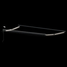 Elektrisch Zonnescherm Frame met LED's Antraciet 4,5 × 3 m