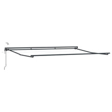 Elektrisch Zonnescherm Frame met LED's Antraciet 5 × 3,5 m
