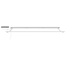 Elektrisch uitschuifbaar zonnescherm frame Wit 5 × 3,5 m Staal