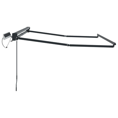Elektrisch uitschuifbaar zonnescherm frame Antraciet 2,5 x 2 m