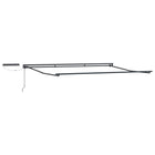 Elektrisch zonnescherm frame 4x3 m antraciet