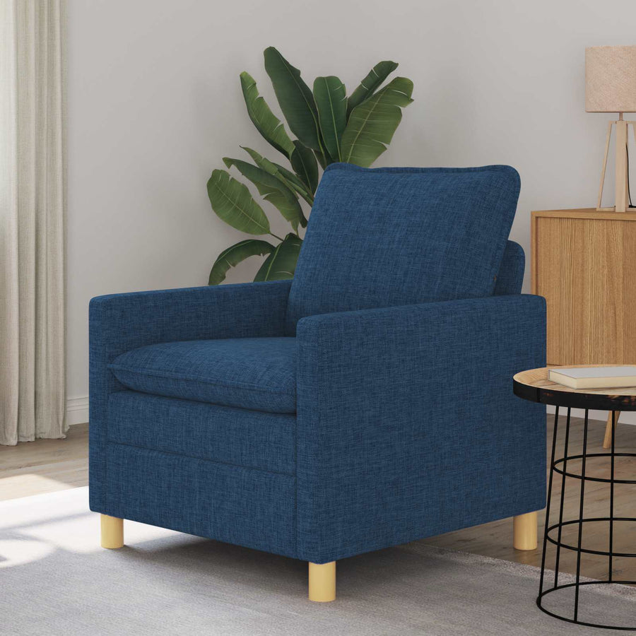 Bank Blauw Stof