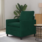 Dark Green Sofa 76 x 81 x 87.5 cm Velvet