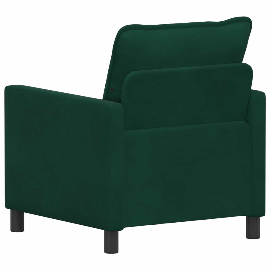 Bank Donkergroen 76 x 81 x 87,5 cm Fluweel