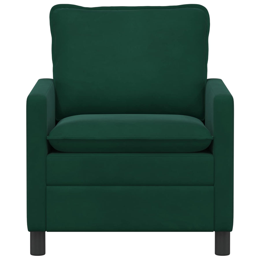Bank Donkergroen 76 x 81 x 87,5 cm Fluweel