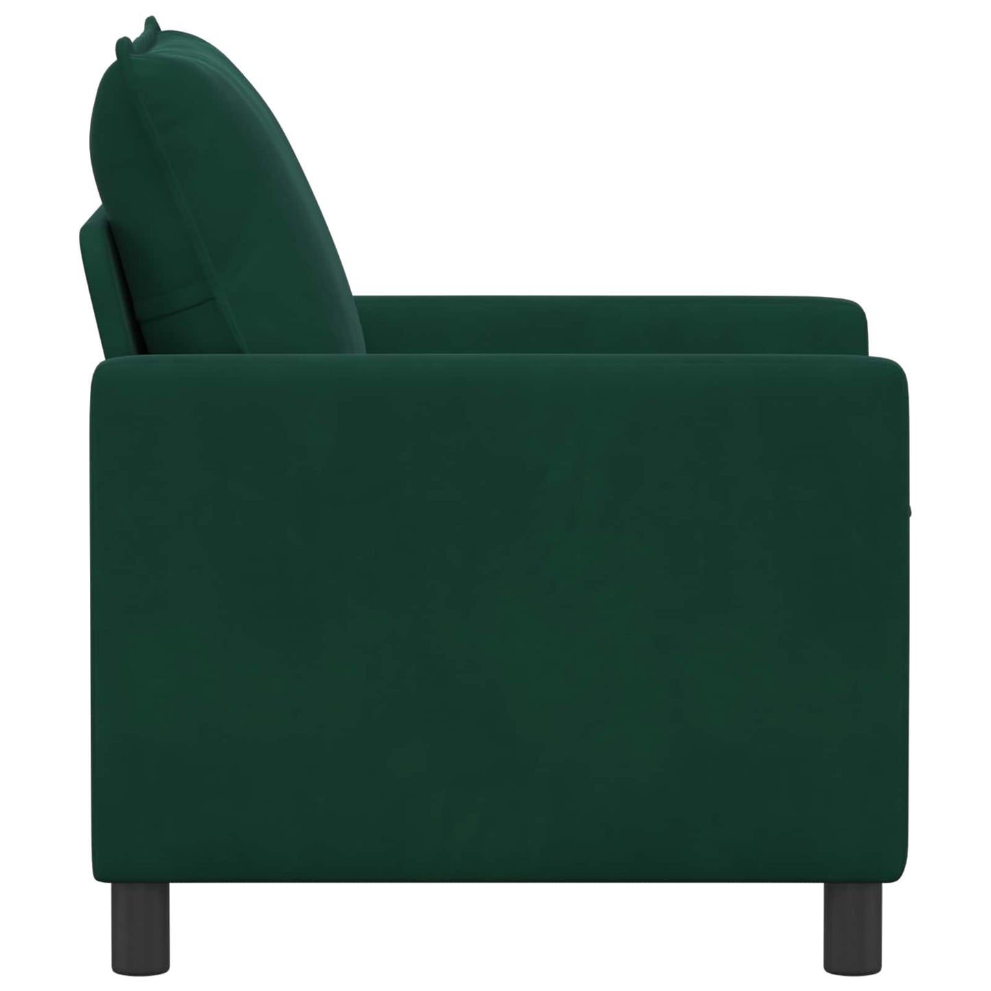 Bank Donkergroen 76 x 81 x 87,5 cm Fluweel