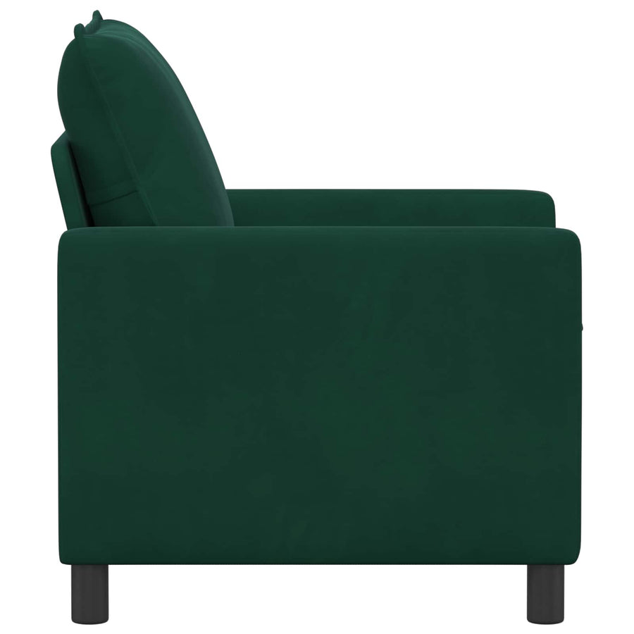 Bank Donkergroen 76 x 81 x 87,5 cm Fluweel