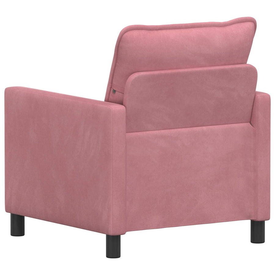 Bank Roze 76 x 81 x 87,5 cm Fluweel