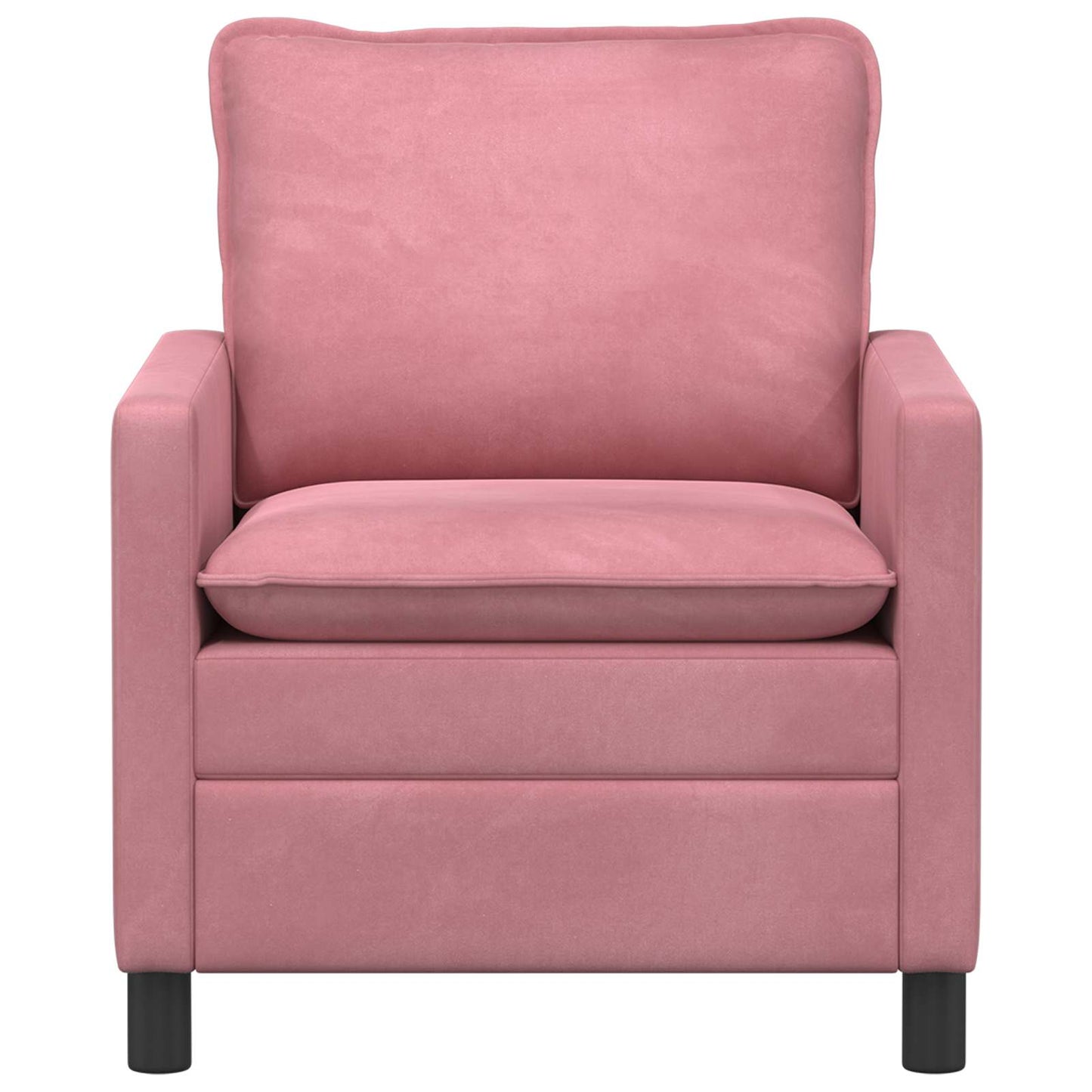 Bank Roze 76 x 81 x 87,5 cm Fluweel
