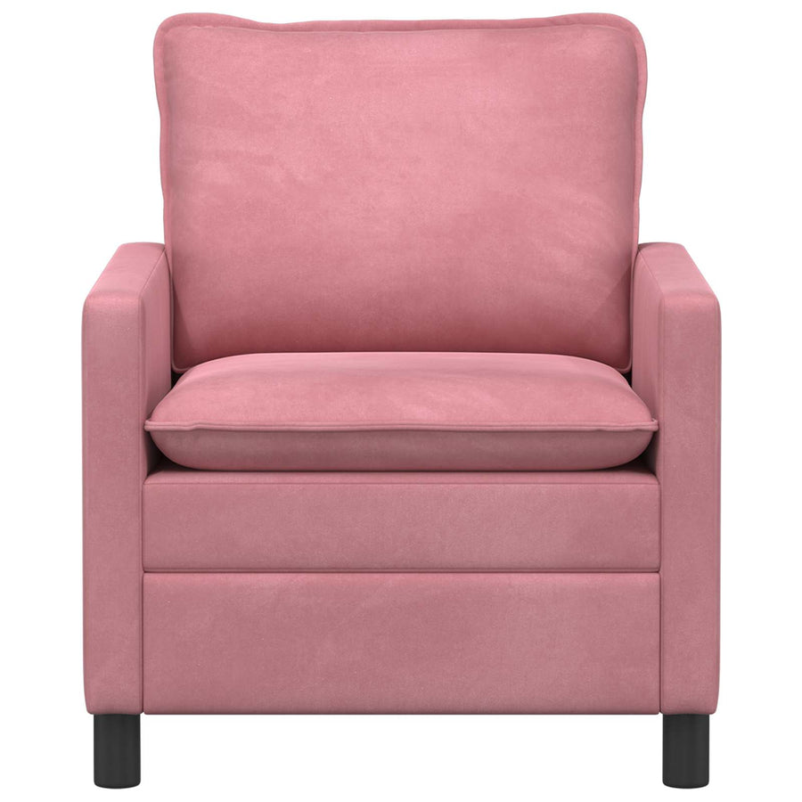 Bank Roze 76 x 81 x 87,5 cm Fluweel