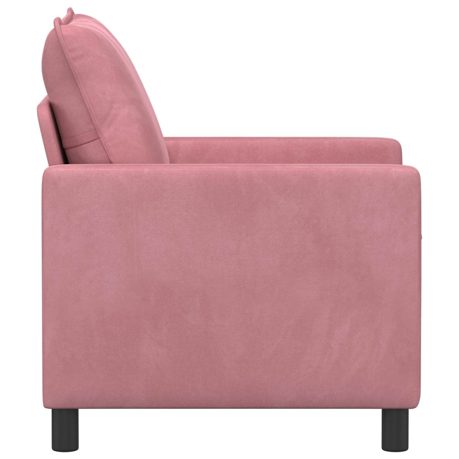 Bank Roze 76 x 81 x 87,5 cm Fluweel