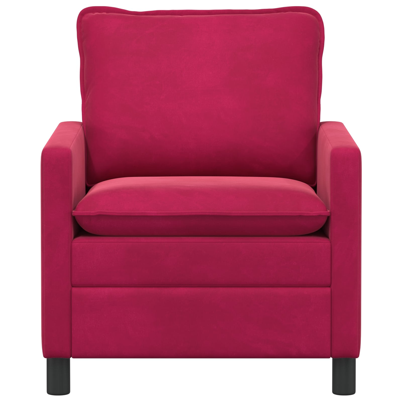 Bank Wijnrood 76 x 81 x 87,5 cm Fluweel