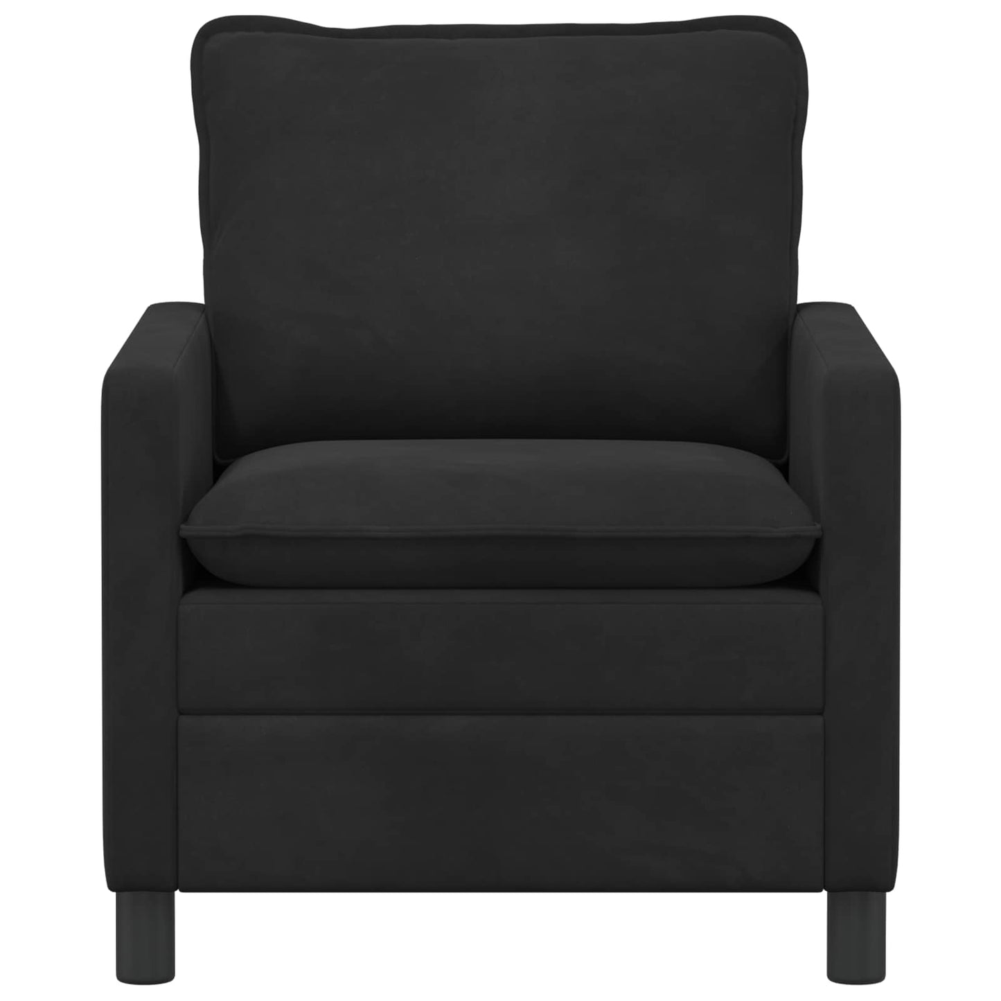 Bank Zwart 76 x 81 x 87,5 cm Fluweel