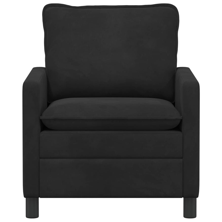 Bank Zwart 76 x 81 x 87,5 cm Fluweel
