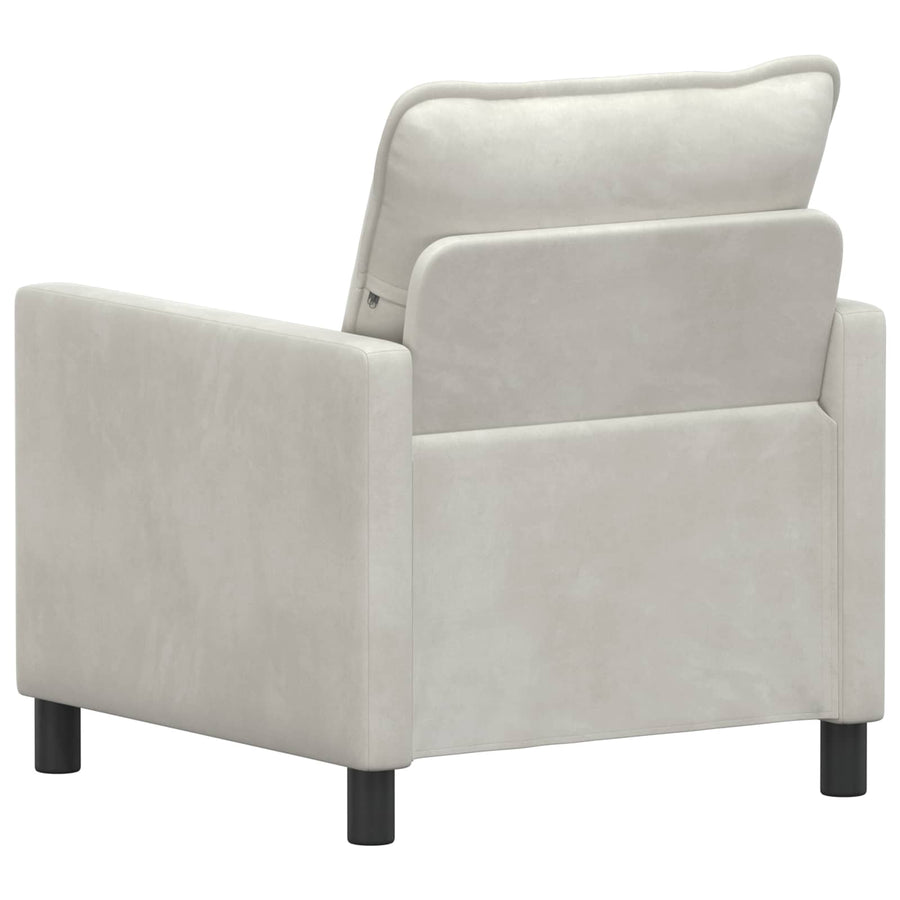 Bank Crèmekleurig 76 x 81 x 87,5 cm Fluweel