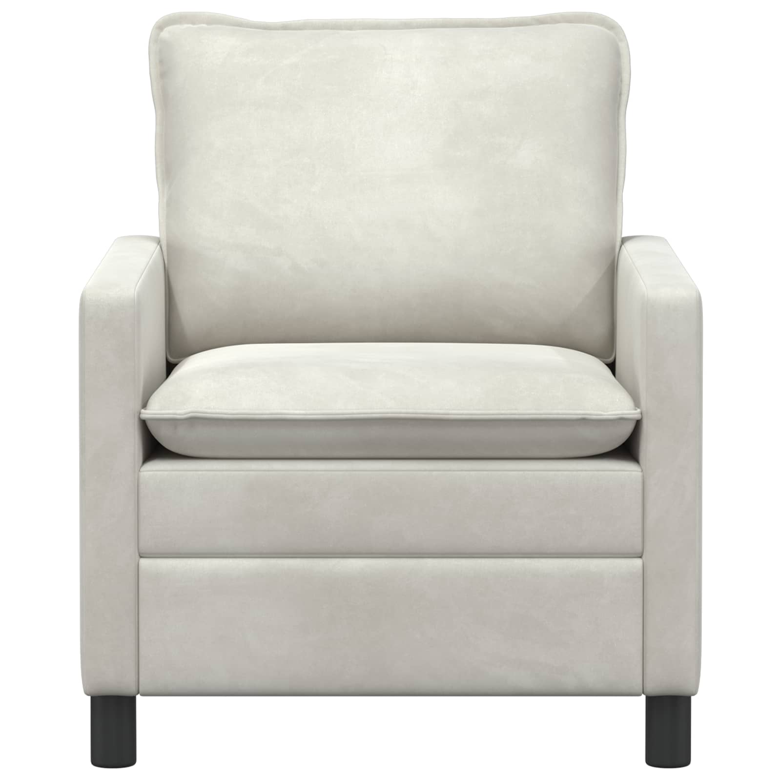 Bank Crèmekleurig 76 x 81 x 87,5 cm Fluweel