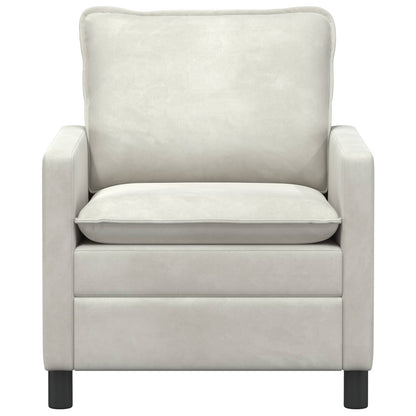 Bank Crèmekleurig 76 x 81 x 87,5 cm Fluweel