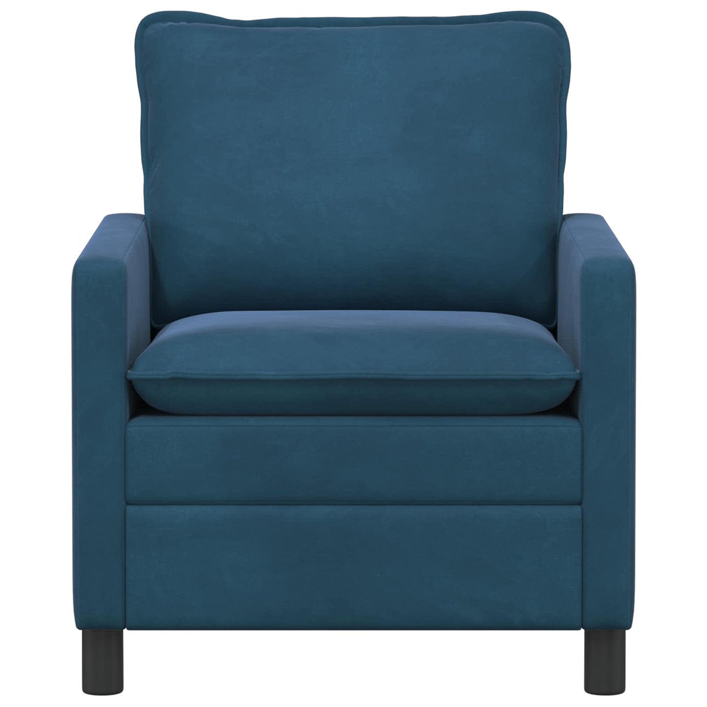 Bank Blauw 76 x 81 x 87,5 cm Fluweel