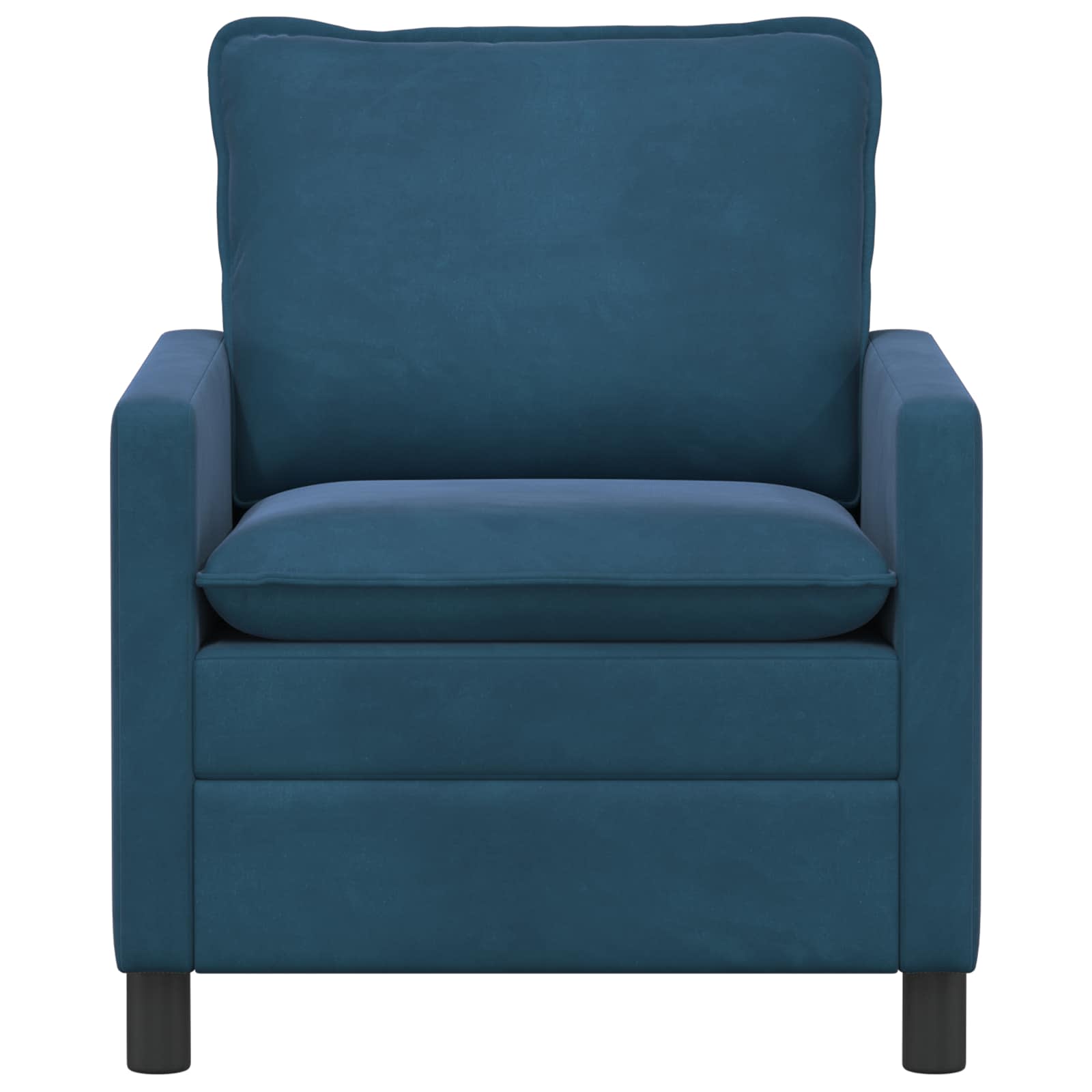 Bank Blauw 76 x 81 x 87,5 cm Fluweel