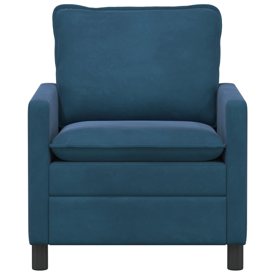 Bank Blauw 76 x 81 x 87,5 cm Fluweel