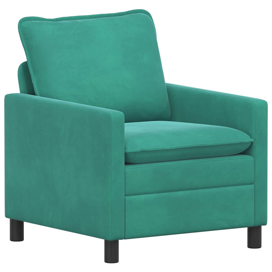 Bank Turquoise 76 x 81 x 87,5 cm Fluweel