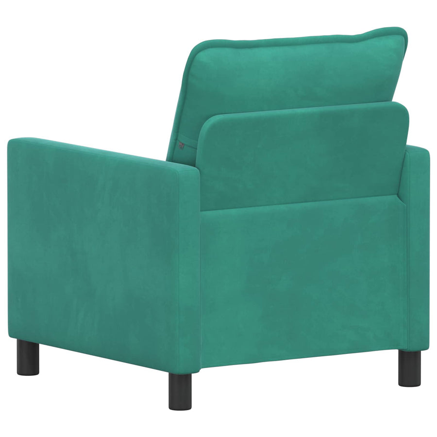 Bank Turquoise 76 x 81 x 87,5 cm Fluweel