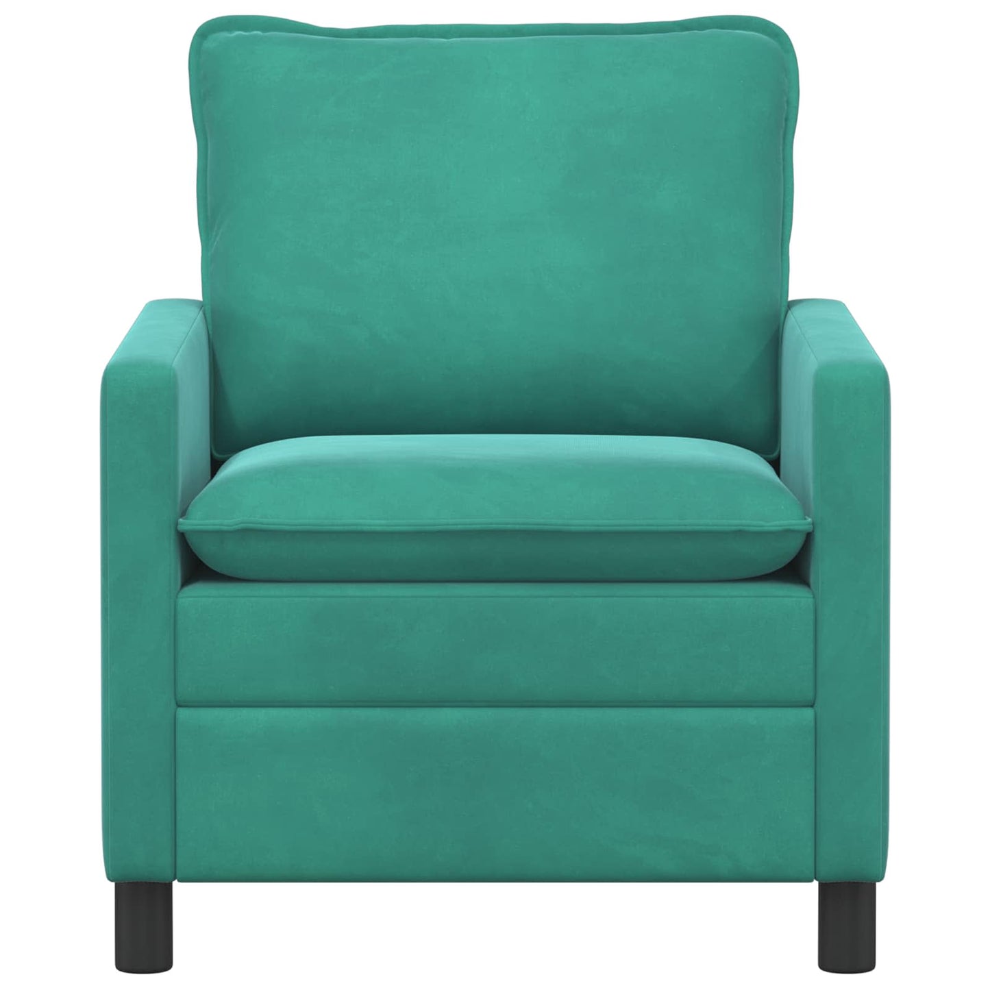 Bank Turquoise 76 x 81 x 87,5 cm Fluweel