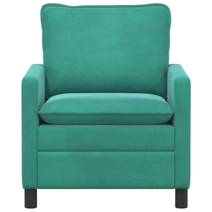 Bank Turquoise 76 x 81 x 87,5 cm Fluweel