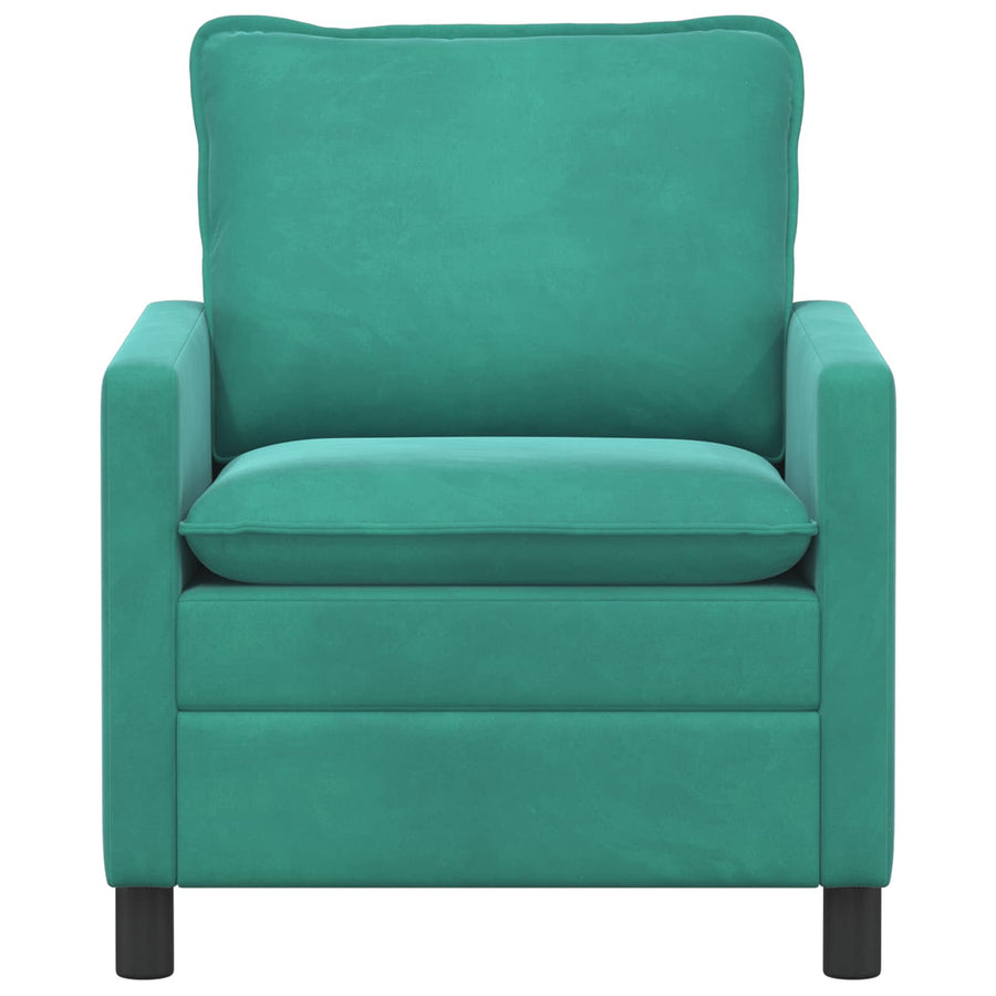 Bank Turquoise 76 x 81 x 87,5 cm Fluweel