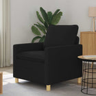 Black Sofa 76 x 81 x 87.5 cm Fabric