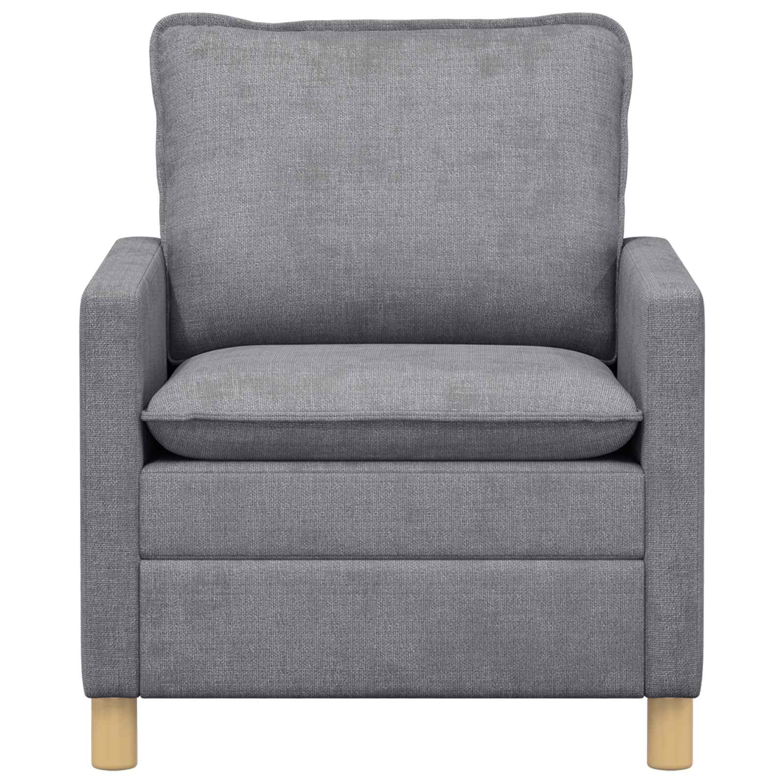 Bank Lichtgrijs 76 x 81 x 87,5 cm Polyester