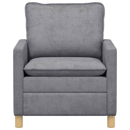 Bank Lichtgrijs 76 x 81 x 87,5 cm Polyester