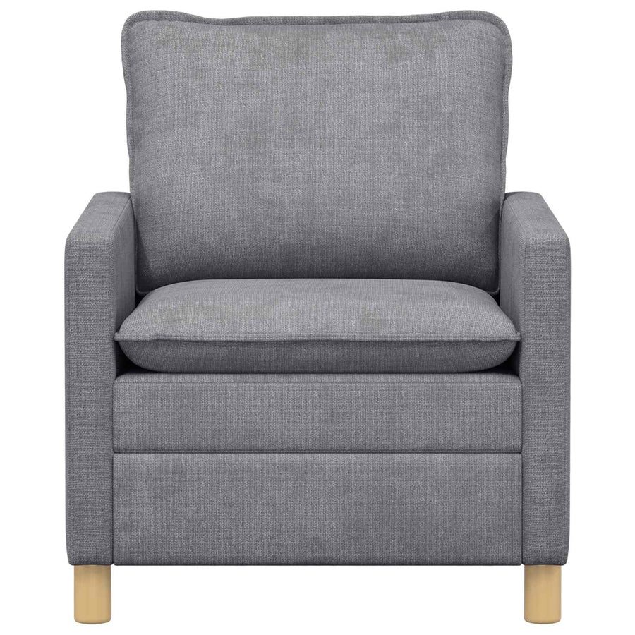 Bank Lichtgrijs 76 x 81 x 87,5 cm Polyester