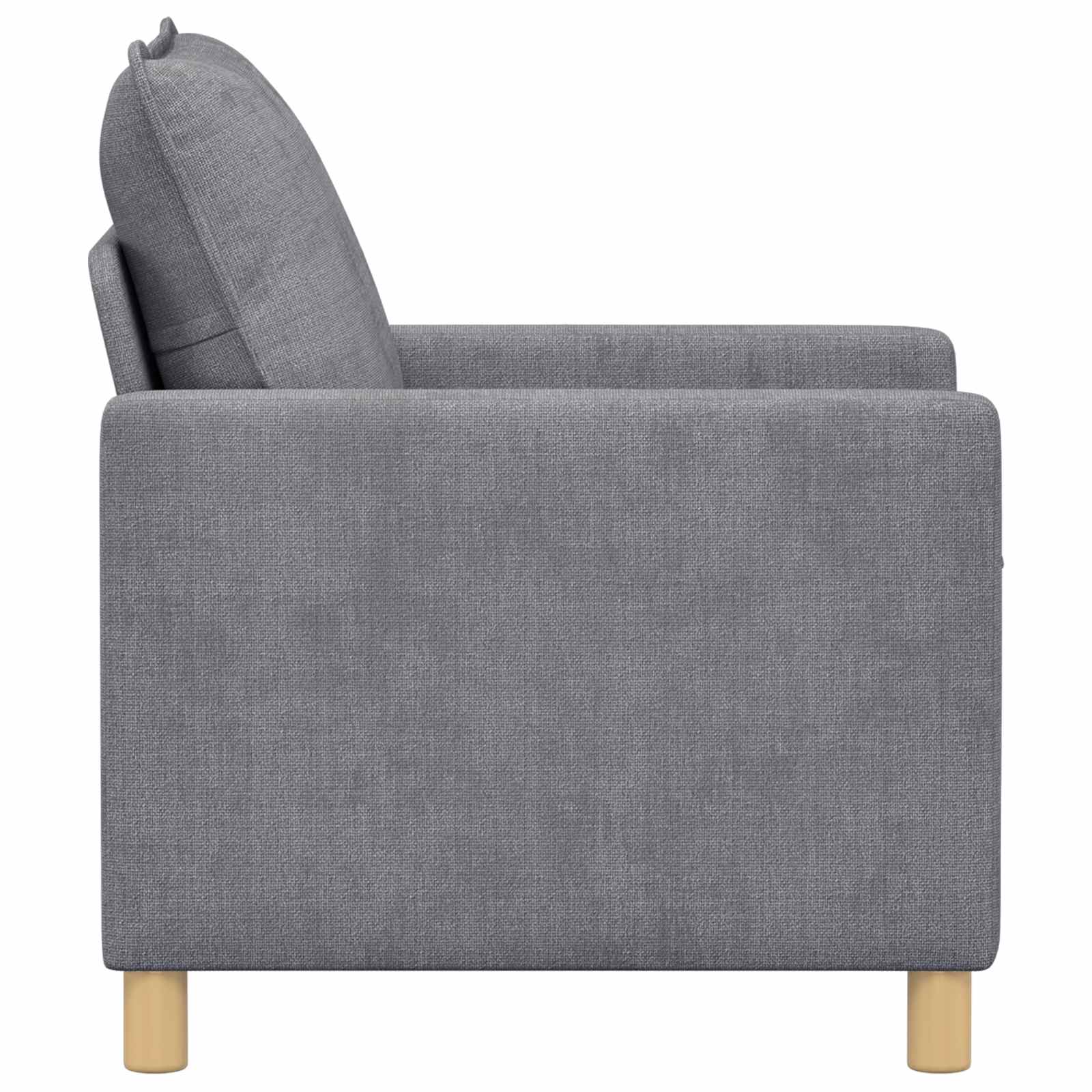 Bank Lichtgrijs 76 x 81 x 87,5 cm Polyester