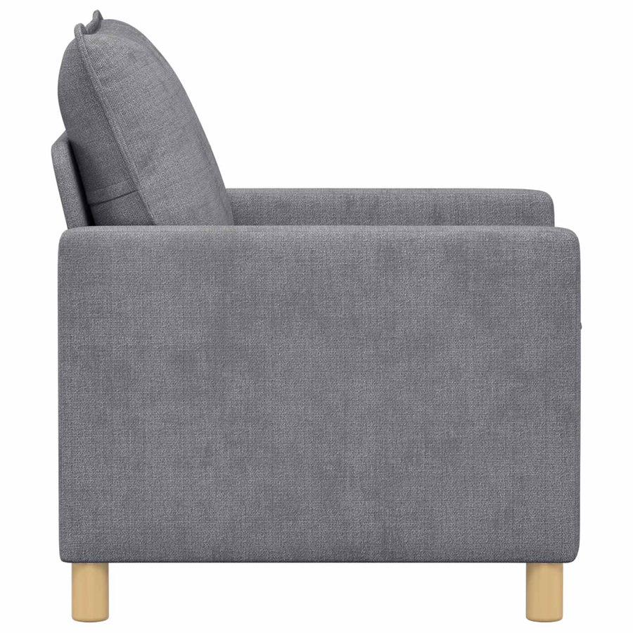 Bank Lichtgrijs 76 x 81 x 87,5 cm Polyester