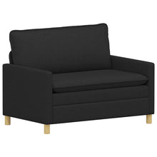 Bank Zwart 126 x 81 x 87,5 cm Stof