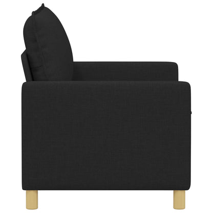 Bank Zwart 126 x 81 x 87,5 cm Stof